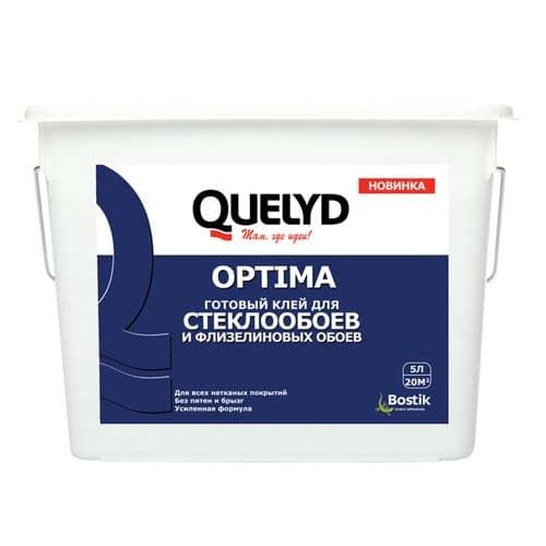 Готовый клей для стеклообоев Quelyd Optima, 15 кг купить в Москве