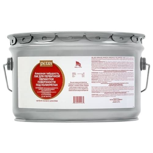Грунтовочный лак для дерева и паркета Petri Sanding Sealer, 9.46 л ...