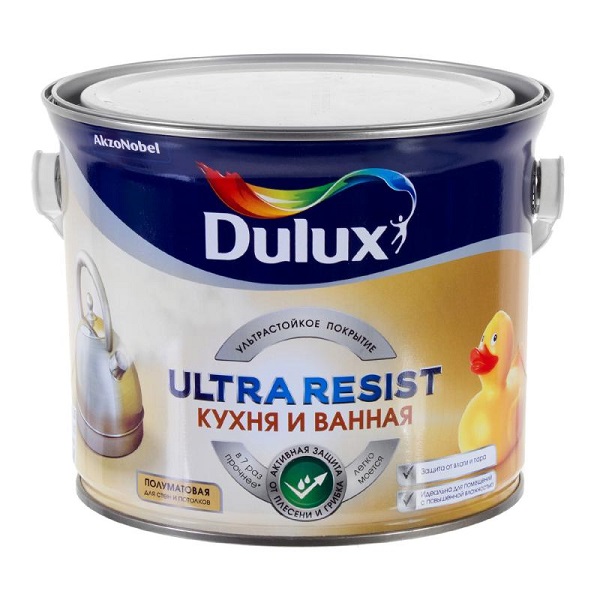 Dulux ultra resist кухня и ванная расход