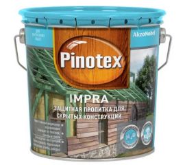 Антисептик Pinotex Impra Зеленый для дерева, 10 л