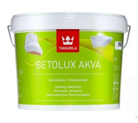 Краска для пола Tikkurila Betolux Akva База А (бетон, дерево), 9 л