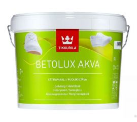 Краска для пола Tikkurila Betolux Akva База С под колеровку (бетон, дерево), 9 л