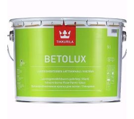 Краска для пола Tikkurila Betolux База А (бетон, дерево), 9 л