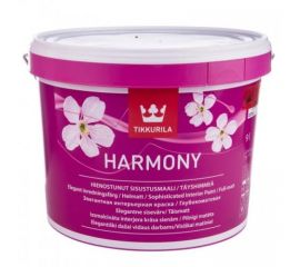 Краска Tikkurila Harmony База А для стен и потолков, 9 л