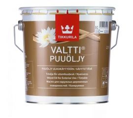 Масло Tikkurila Valtti Puuoljy для дерева с воском колеруемое, 2.7 л