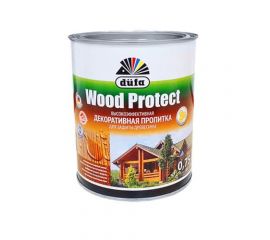 Антисептик для дерева с воском Dufa Wood Protect Белый, 0.75 л