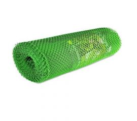 Решетка садовая (сетка) из полипропилена зеленая Ю75 15х15 мм, 0.75х20 м