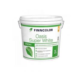 Краска Finncolor Oasis Super White для потолка, 3 л