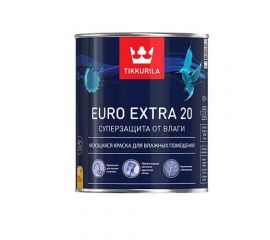 Краска влагостойкая Tikkurila Euro Extra 20 База А, 0.9 л