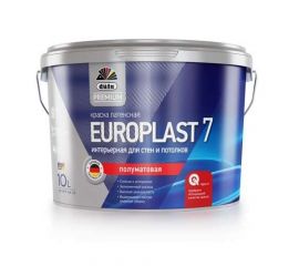 Краска Dufa Premium Europlast 7 для стен и потолков водно-дисперсионная, База 1, 10 л
