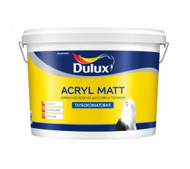 Краска Dulux Acryl Matt BW латексная для стен, потолков и обоев, 2.25 л