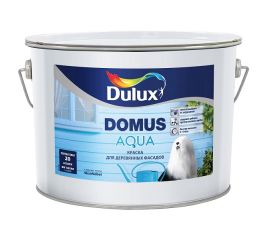 Краска Dulux Domus Aqua BС для деревянных фасадов, 10 л
