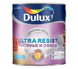 Краска Dulux Ultra Resist BC для гостиных и офисов (усилена воском), 2.25 л