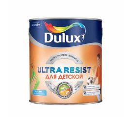 Краска Dulux Ultra Resist BW для детских комнат, 5 л