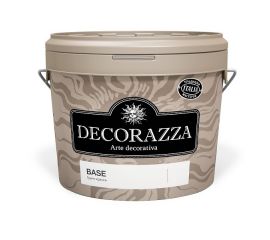 Подложечная грунт-краска Decorazza Base для нанесения под декоративные покрытия, 0,9 л