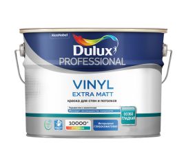 Краска Dulux Professional Vinyl Extra Matt BW для стен и потолков, 5 л