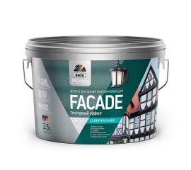 Краска Dufa Premium Facade фасадная глубокоматовая, База 1, 2.5 л