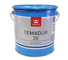 Краска Tikkurila Temadur 20 по металлу с отвердителем 7590, База TVL (2,25 л + 0,45 л)