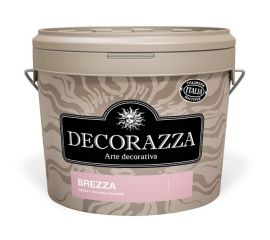 Декоративное покрытие Decorazza Brezza Argento BR-001, песчаные вихри, 1 л