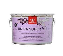 Яхтный лак Tikkurila Unica Super EP 90 глянцевый , 9 л