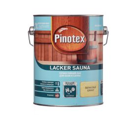 Лак для бани и сауны Pinotex Lacker Sauna 20, 2.7 л