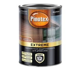 Лессирующая краска-лазурь для дерева Pinotex Extreme (Tinova Professional) бесцветная, 0.9 л