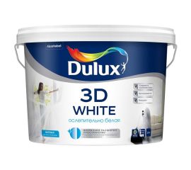 Краска Dulux Новая Ослепительно Белая 3D White BW Матовая, 10 л