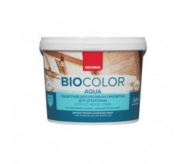 Антисептик для дерева Neomid Bio Color Aqua Белый, 2.3 л