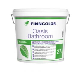 Краска Finncolor Oasis Bathroom влагостойкая, База А, 2.7 л