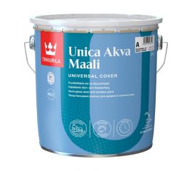 Краска для дверей и окон Tikkurila Unica Akva Maali, База A, 2.7 л