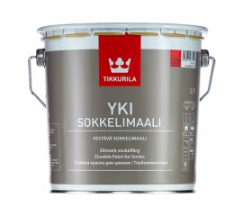 Краска для цоколя Tikkurila Yki База А, 2.7 л