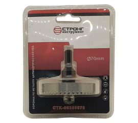 Стальная коронка по металлу цилиндрическая HSS, D 70 мм, СТК-063