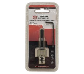 Стальная коронка по металлу цилиндрическая HSS, D 20 мм, СТК-063