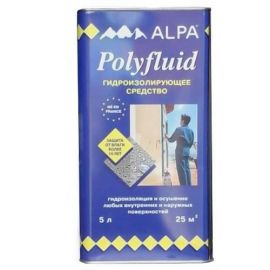 Профессиональная гидроизоляция Alpa Полифлюид, 5 л