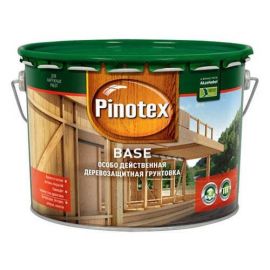 Грунтовка Pinotex Base для дерева, 9 л