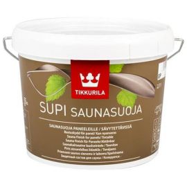 Антисептик Tikkurila Supi Saunasuoja для саун и бань бесцветный, 2.7 л