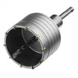 Strong Коронка SDS-Plus по бетону буровая в сборе для перфоратора, D 70 мм, в упаковке 1 шт.