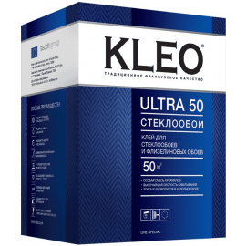 Клей Kleo Ultra 50 для стеклообоев и флизелиновых обоев, 500 г
