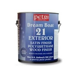 Полуматовый лак для дерева и паркета Petri Dream Boat, 3.785 л