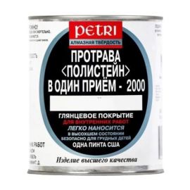 Глянцевый цветной лак для дерева и паркета Petri Polystain Тик, 0.946 л