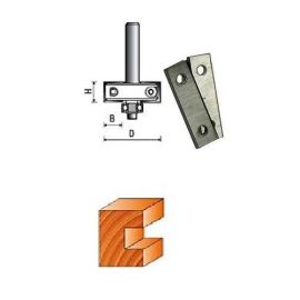 Фреза кромочная фальцевая по дереву, 8х35Dх10H мм, CTФ-123