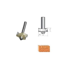 Фреза по дереву кромочная фальцевальная Z3, 8х40Dх4H мм, CTФ-1023