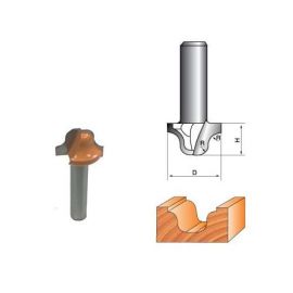 Фреза по дереву пазовая фасонная, 8х22Dх15H R5 мм, CTФ-2054