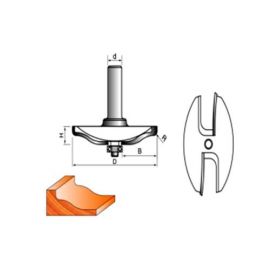 Фреза по дереву фигирейная горизонтальная, 12х83Dх13H R3/R20 мм, CTФ-3003