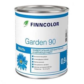 Эмаль универсальная Finncolor Garden 90 высокоглянцевая, База С, 0.9 л