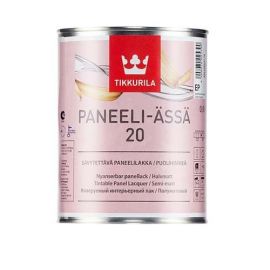 Лак для стен полуматовый Tikkurila Paneeli Assa 20, 0.9 л