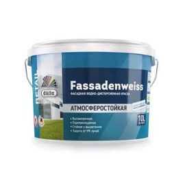 Краска Dufa Retail Fassadenweiss фасадная, База 3, 10 л