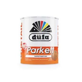 Лак паркетный глянцевый Dufa Retail Parkett, 0.75 л