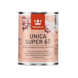 Яхтный лак полуглянцевый Tikkurila Unica Super EP 60, 0.9 л