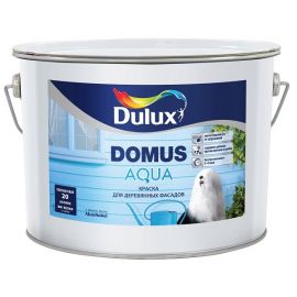 Краска Dulux Domus Aqua BW для деревянных фасадов, 10 л